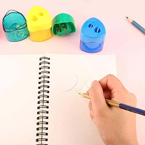 Colorful Compact Pencil Sharpener (  4 Packs )