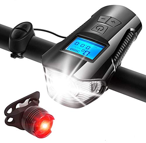 Bicycle Speedometer Headlight & Taillight