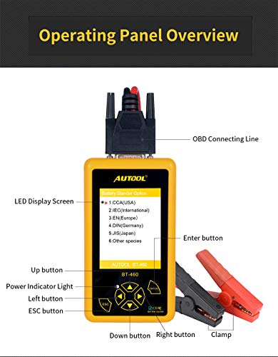 AUTOOL Automotive Battery Load Tester