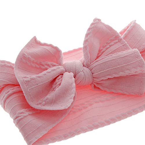 Stretchy Nylon Bow Knotted Headbands  for Baby ( 8 Packs )