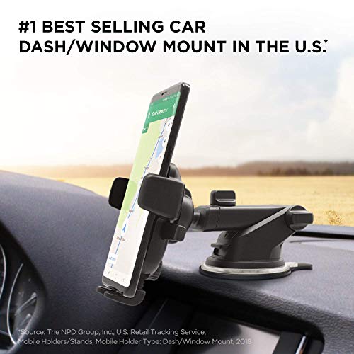 Easy One Touch Dash & Windshield Car Mount Phone Holder