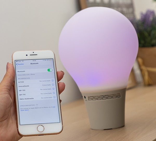 Silicone LED Touch Lamp with Speaker