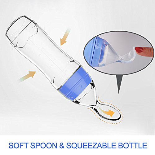 Baby Food Dispensing Spoon Bottle (4oz/120ml)