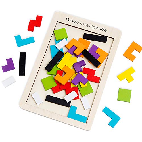 Wooden Puzzle Brain Teasers Game