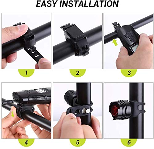 Bicycle Speedometer Headlight & Taillight