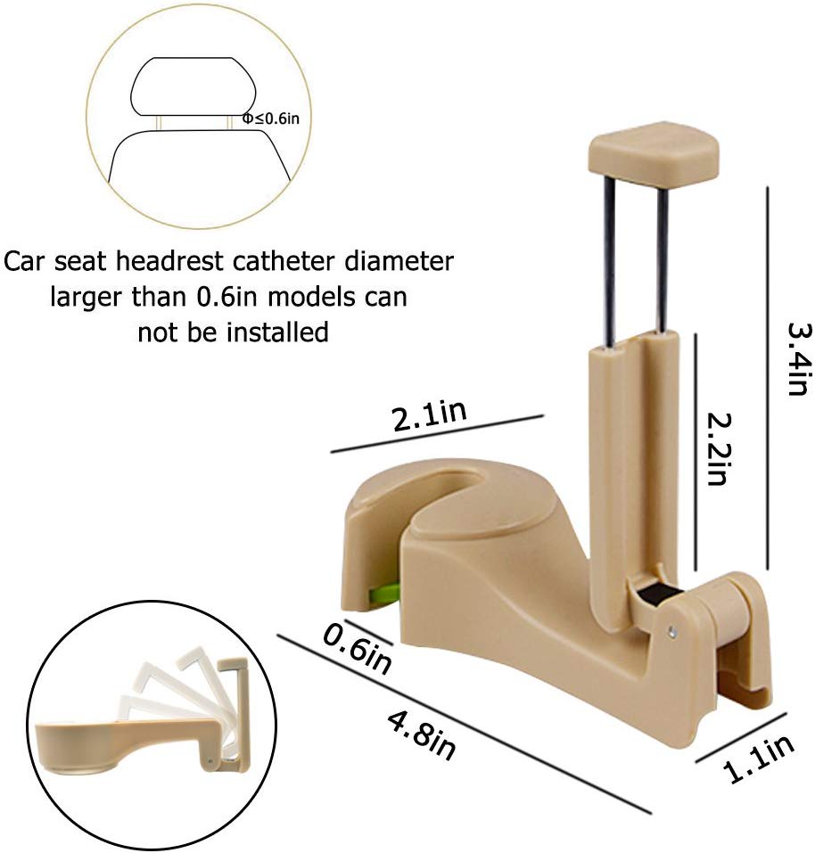 Car Headrest Hooks