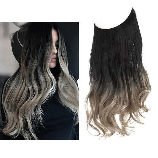 Black to Ash Blonde Hair Extensions