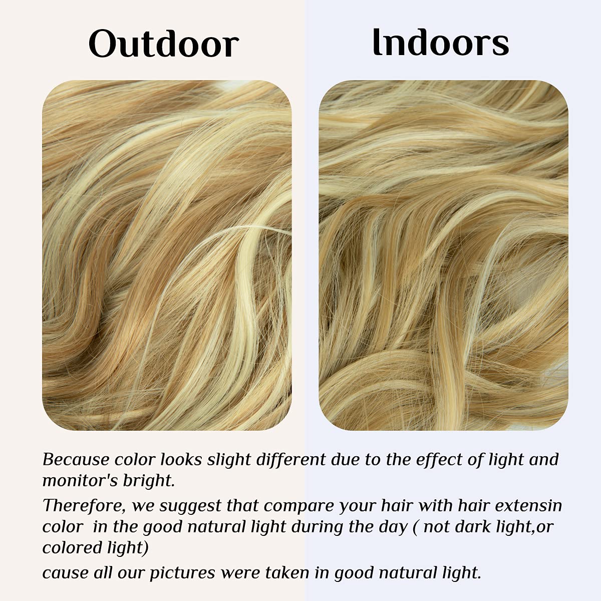 Dark Blonde/Beach Blonde Hair Extensions