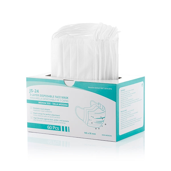 3-Layer Disposable Mask Size M (Pack of 60 )