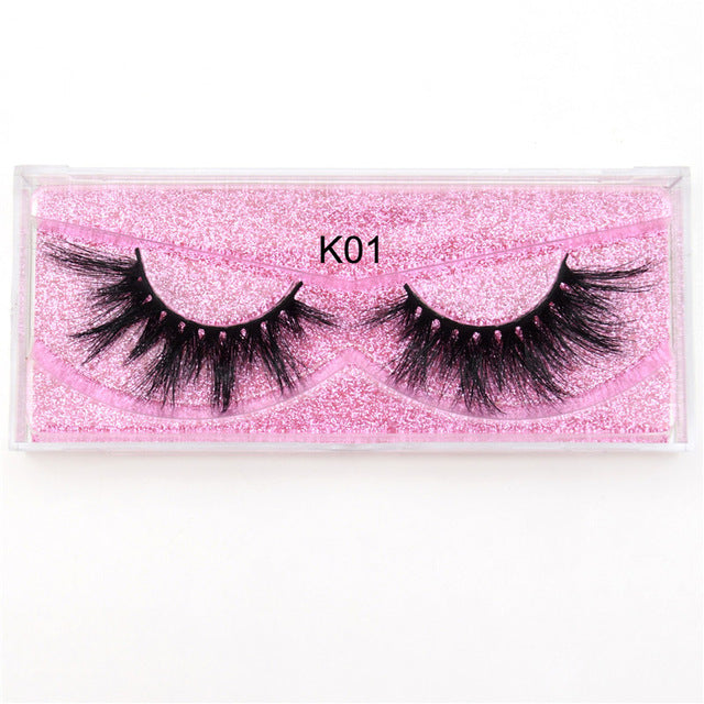 3D Mink Fur Fake Eyelashes