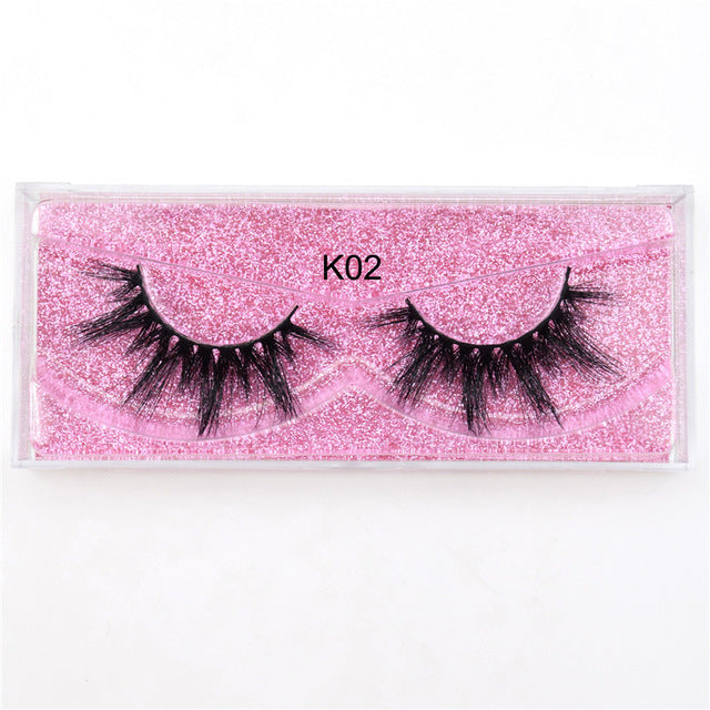 3D Mink Fur Fake Eyelashes