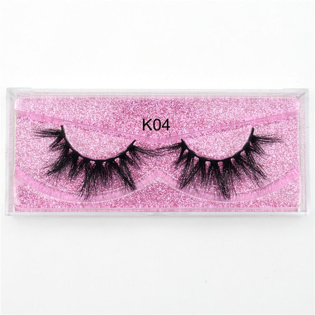 3D Mink Fur Fake Eyelashes