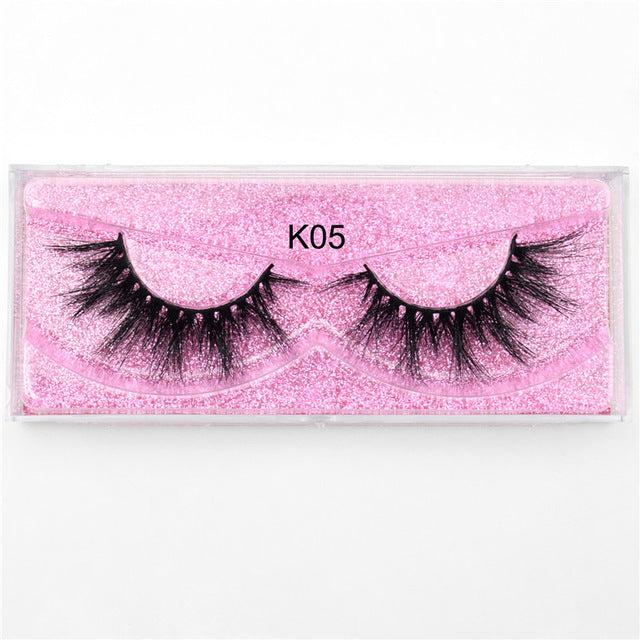 3D Mink Fur Fake Eyelashes