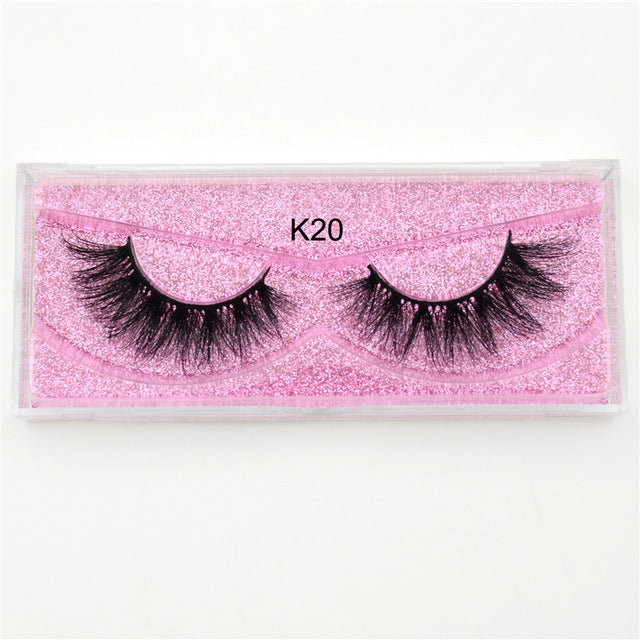 3D Mink Fur Fake Eyelashes