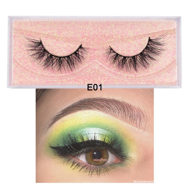 3D Mink Fur Fake Eyelashes