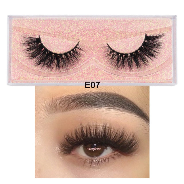 3D Mink Fur Fake Eyelashes