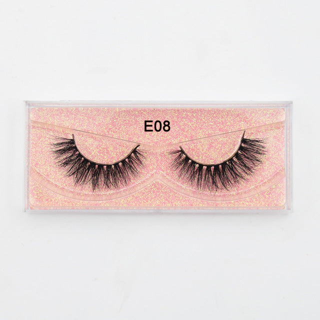 3D Mink Fur Fake Eyelashes