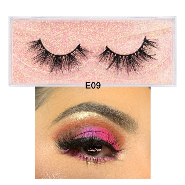 3D Mink Fur Fake Eyelashes