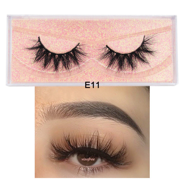 3D Mink Fur Fake Eyelashes