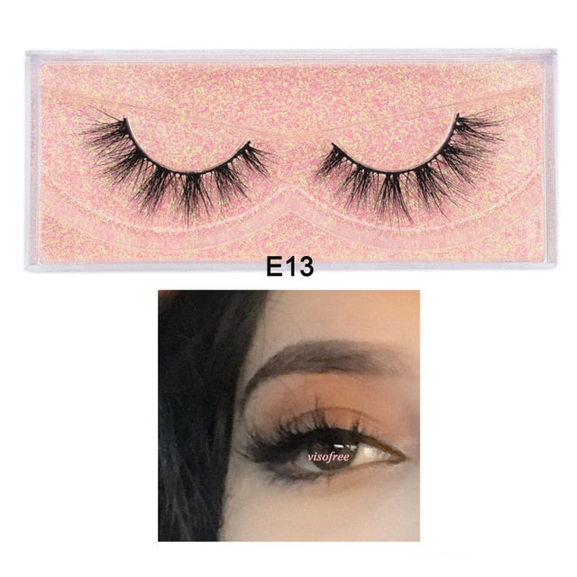 3D Mink Fur Fake Eyelashes