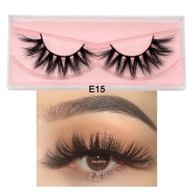 3D Mink Fur Fake Eyelashes