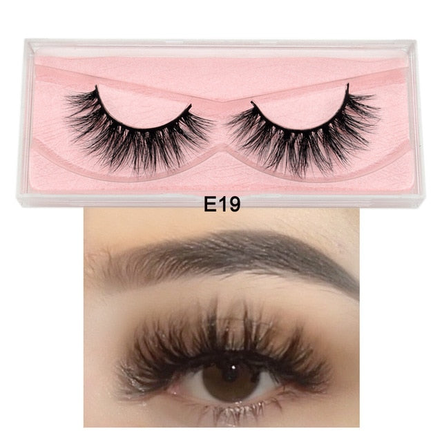 3D Mink Fur Fake Eyelashes